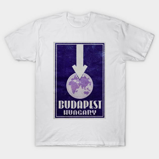 Budapest Hungary Stamp T-Shirt by Bobbex